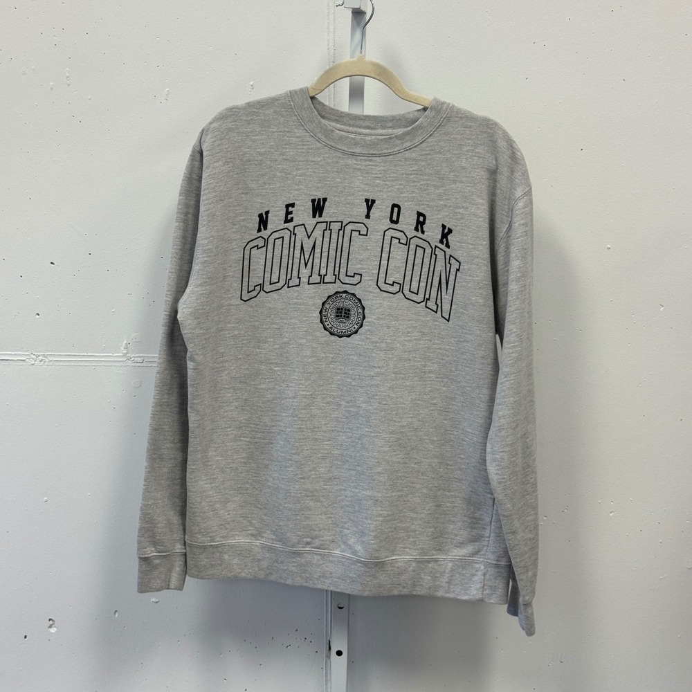 Independent Trading Co New York Comic Con Alumni Sweatshirt Merch Gray Large